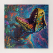 Jigsaw Puzzel T-Rex Dinosaurus Moderne Dierenkunst (Horizontaal)