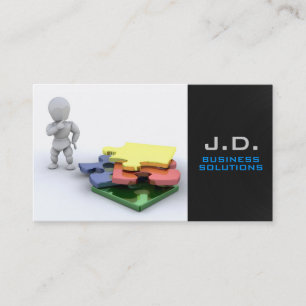 Jigsaw Puzzel Visitekaartje