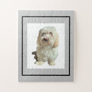 Jigsaw Puzzel Witte Hond