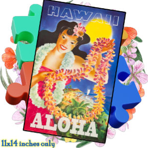 JIGSAW PUZZLE 11x14 - Hawaii-reizen Legpuzzel