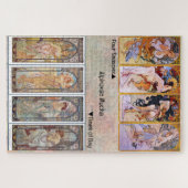 JIGSAW PUZZLE - 4 saisons / Heures du jour - Mucha (Horizontal)