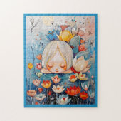 JIGSAW PUZZLE -All the Pretty Flowers (child size) (Vertical)