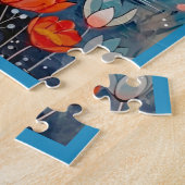 JIGSAW PUZZLE -All the Pretty Flowers (child size) Legpuzzel (Zijkant)