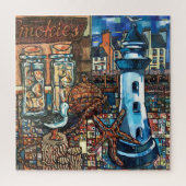 Jigsaw Puzzle - Arbroath Harbour (Vertical)