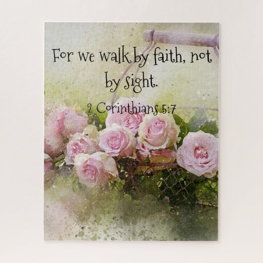 Jigsaw Puzzle avec boîte cadeau, Walk By Faith (Vertical)