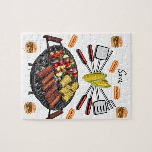 Jigsaw Puzzle Barbecue (Horizontal)