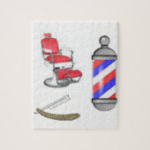 Jigsaw Puzzle Barber (Vertical)