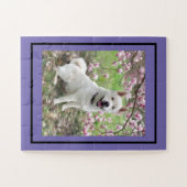 Jigsaw Puzzle Blanc Akita (Horizontal)