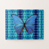 Jigsaw Puzzle Blue Morpho Butterfly (Horizontal)