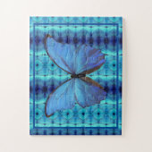 Jigsaw Puzzle Blue Morpho Butterfly (Vertical)