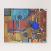 JIGSAW PUZZLE - "Brown Silence" -Wassily Kandinsky (Horizontal)
