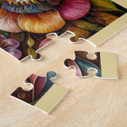 JIGSAW PUZZLE - Butterflies in a Fantasy Garden Legpuzzel (Zijkant)