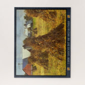 Jigsaw Puzzle Chocs De Maïs Dot Une Ferme Amish (Vertical)