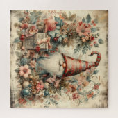 Jigsaw Puzzle classique Gnome de Noël (Horizontal)