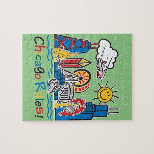 Jigsaw Puzzle de Chicago Rules (Horizontal)