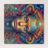 Jigsaw puzzle de portrait imaginaire d'une fille (Horizontal)