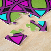 Jigsaw Puzzle - Design complexe - Thème néon (Côté)