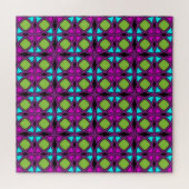 Jigsaw Puzzle - Design complexe - Thème néon (Horizontal)
