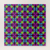 Jigsaw Puzzle - Design complexe - Thème néon (Vertical)