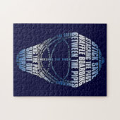 Jigsaw Puzzle du masque de hockey (Horizontal)