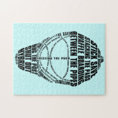 Jigsaw Puzzle du masque de hockey (Horizontal)