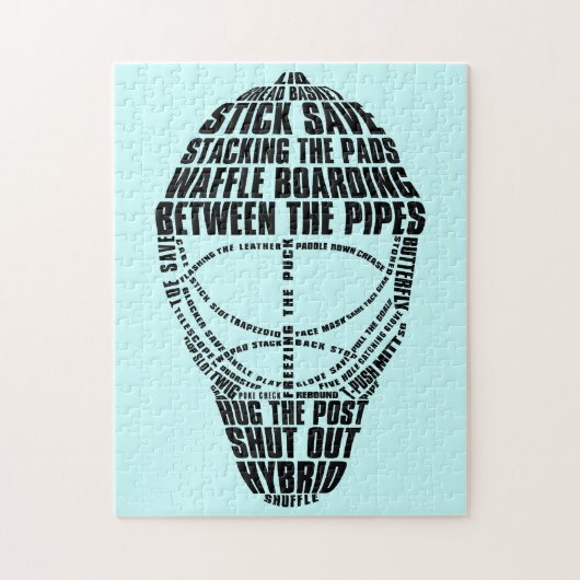 Jigsaw Puzzle du masque de hockey (Vertical)