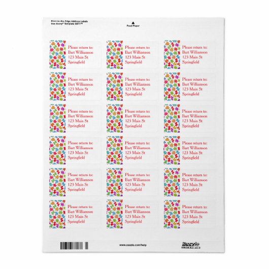 Jigsaw Puzzle Exchange Terug naar Me Label Sticker (Full Sheet)