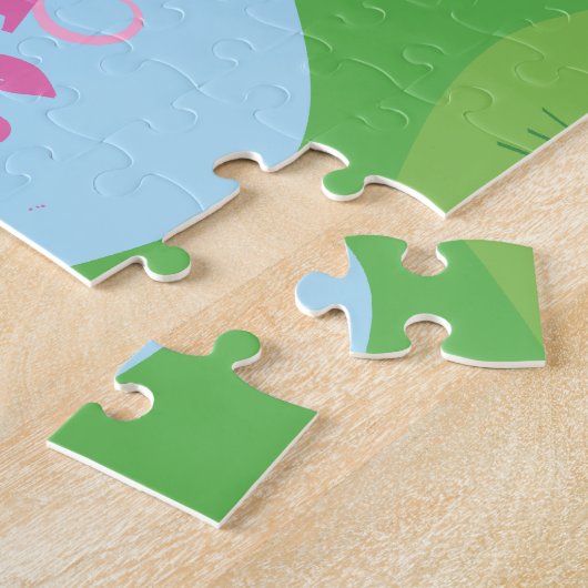 Jigsaw puzzle fille cross-country (Côté)