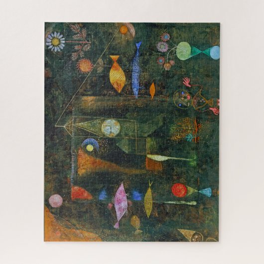 JIGSAW PUZZLE - "Fish Magic" - Paul Klee (Vertical)