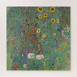JIGSAW PUZZLE : GUSTAV KLIMT : BOERDERIJ GARDEN LEGPUZZEL