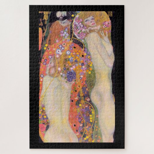 JIGSAW PUZZLE : GUSTAV KLIMT : SERPENTS D'EAU II (Vertical)