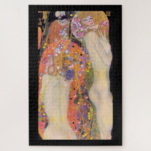 JIGSAW PUZZLE : GUSTAV KLIMT : WATERSERPENEN II LEGPUZZEL
