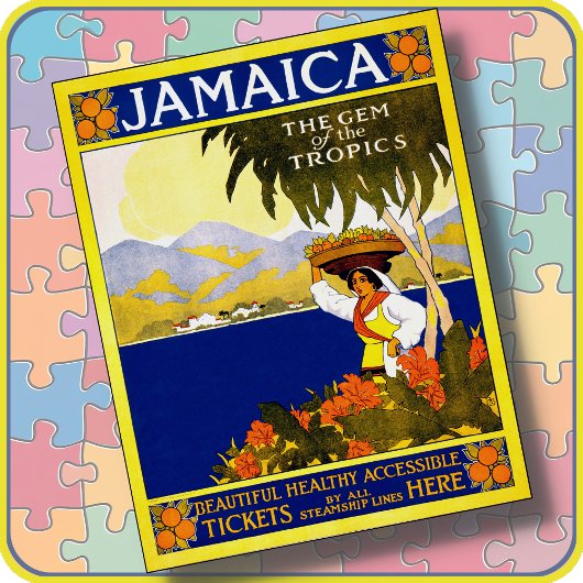Jigsaw Puzzle - Jamaïque - Gem of the Tropics