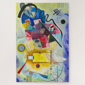 JIGSAW PUZZLE - Jaune Rouge Bleu -Wassily Kandinsk (Vertical)