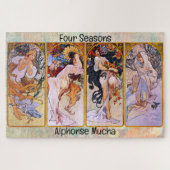 JIGSAW PUZZLE - Les "Quatre saisons" d'Alphonse Mu (Horizontal)