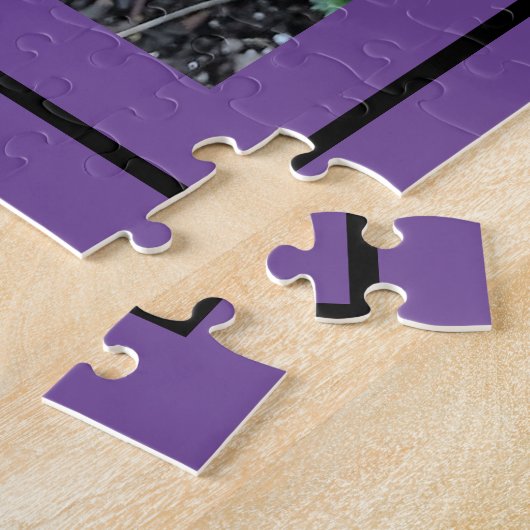 Jigsaw Puzzle Monarque sur Asters (Côté)