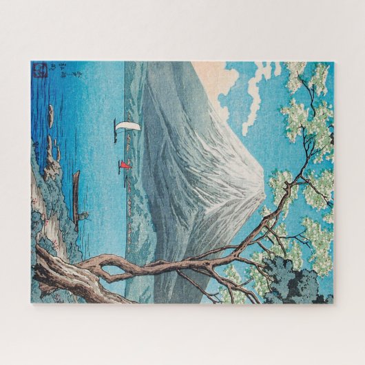JIGSAW PUZZLE - Mt Fuji uit het meer van Yamanaka Legpuzzel (Horizontaal)