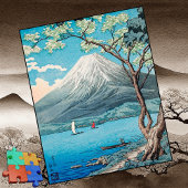 JIGSAW PUZZLE - Mt Fuji uit het meer van Yamanaka Legpuzzel