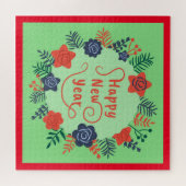 JIGSAW PUZZLE NIEUW JAAR LEGPUZZEL (Horizontaal)