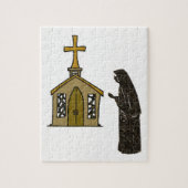 Jigsaw Puzzle Nun (Vertical)