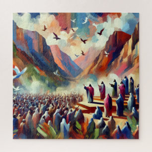 Jigsaw Puzzle of Jesus Christ Sermon sur le mont