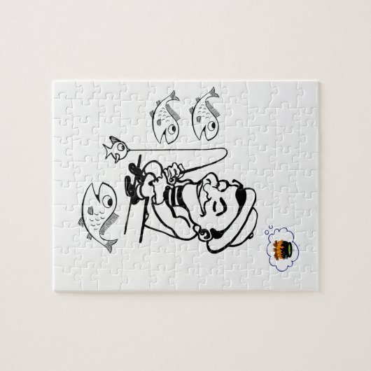 Jigsaw Puzzle pêcheur (Horizontal)