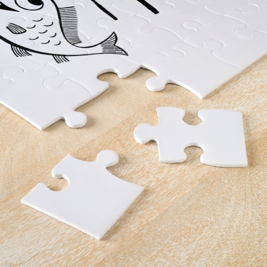 Jigsaw Puzzle pêcheur (Côté)