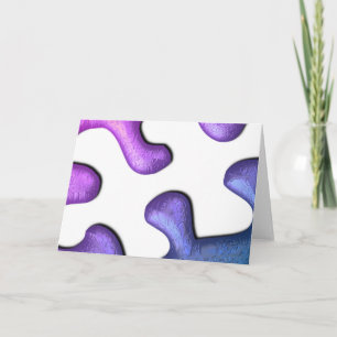 Jigsaw Puzzle Piece Wenskaart Kaart