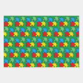Jigsaw Puzzle Pièces Conception Feuilles de papier (Devant 3)