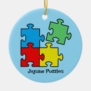 Jigsaw Puzzle Pièces Design Ornement céramique