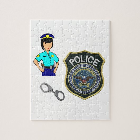 Jigsaw Puzzle Police Femme (Vertical)