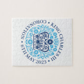 Jigsaw Puzzle pour 2023 Coronation - Bleu (Horizontal)