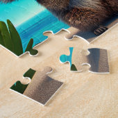 Jigsaw Puzzle pour enfants Raccoons - Tropical (Côté)