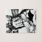 Jigsaw Puzzle pour hommes Art Masculine Dessin Cow (Horizontal)